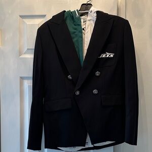 Stunning Women’s  Black JETS Blazer with Logo
